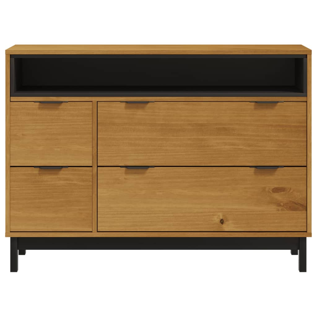 Cómoda FLAM madera maciza de pino 110x40x80 cm