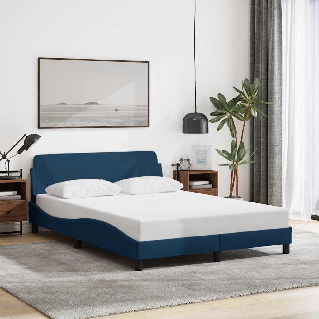 Cama con cabecero madera de ingeniería blanca 90x190 cm