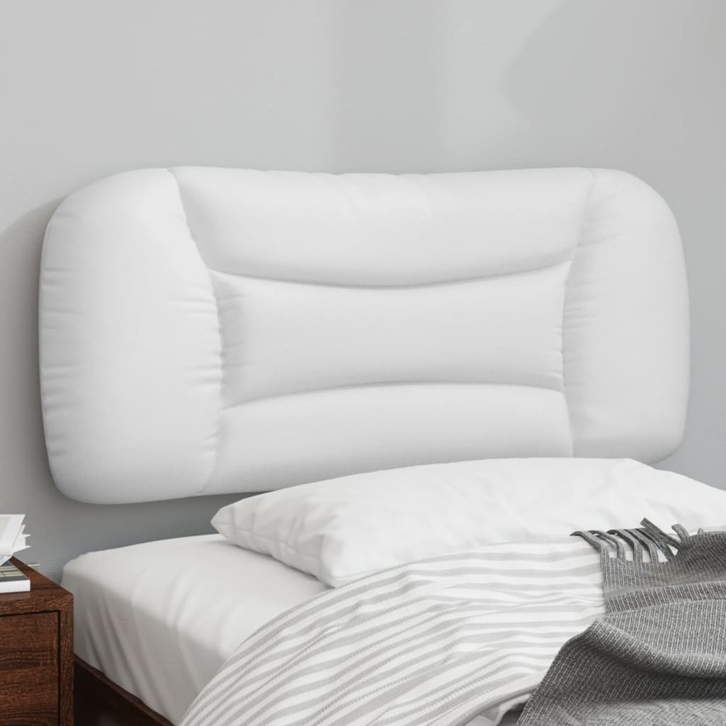 Cabecero de cama acolchado Hanko tela azul 100 cm