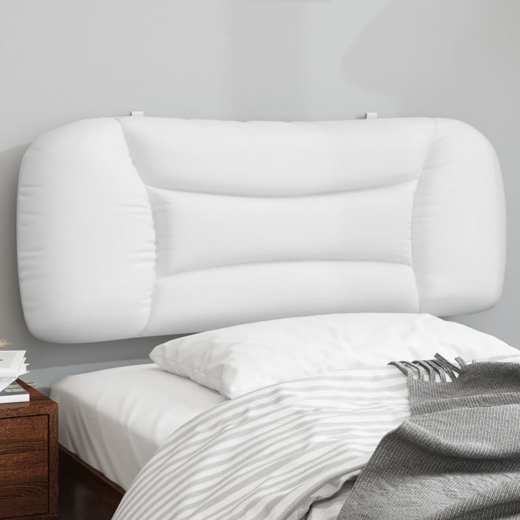 Cabecero de cama acolchado Hanko tela azul 100 cm
