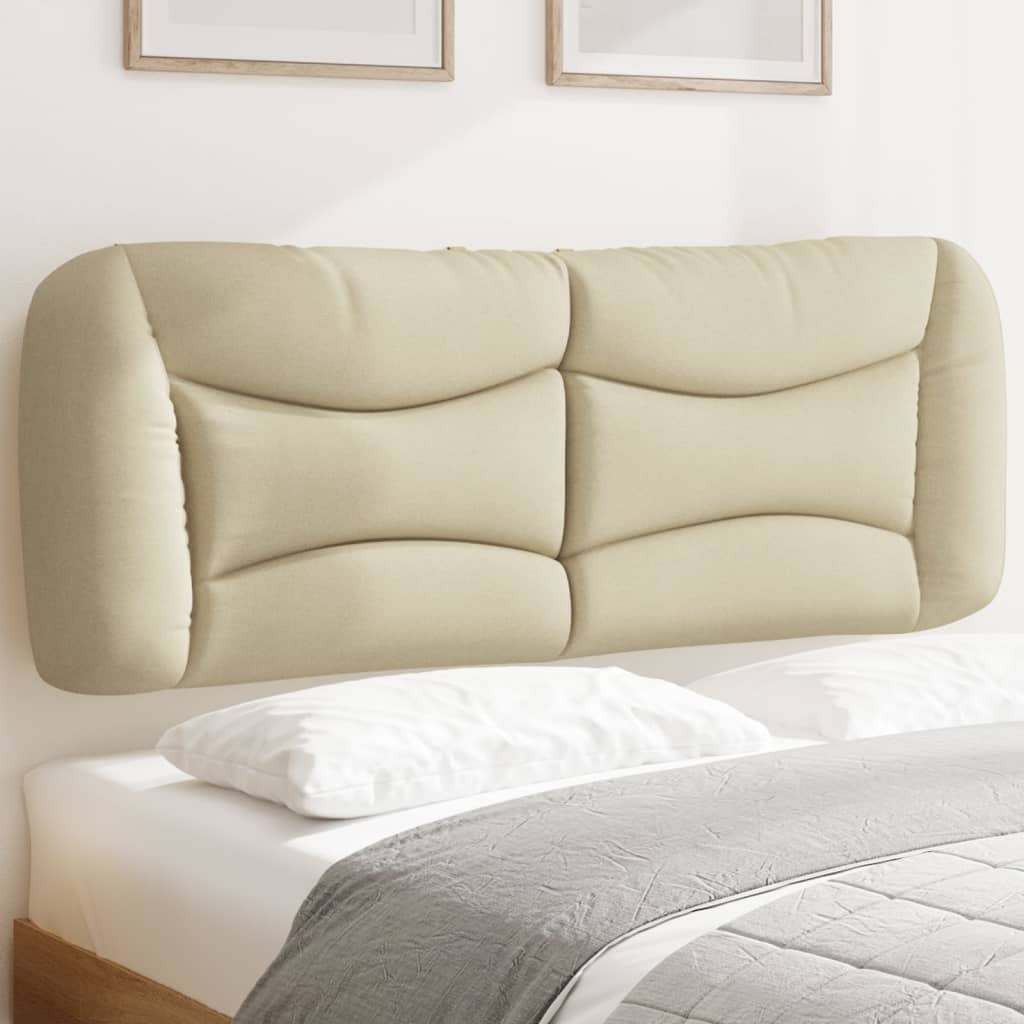 Cabecero de cama acolchado Hanko tela azul 100 cm