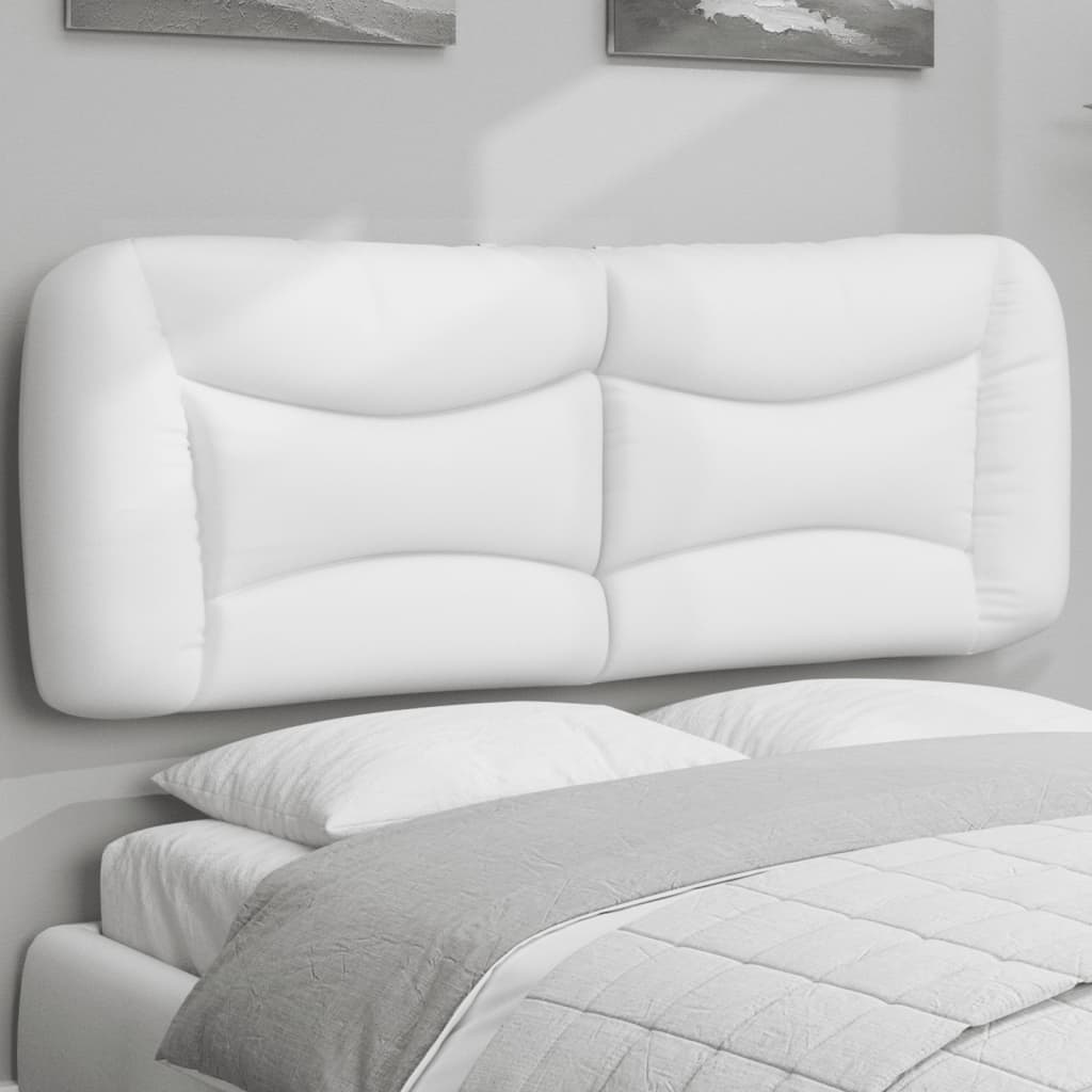 Cabecero de cama acolchado Hanko tela azul 100 cm