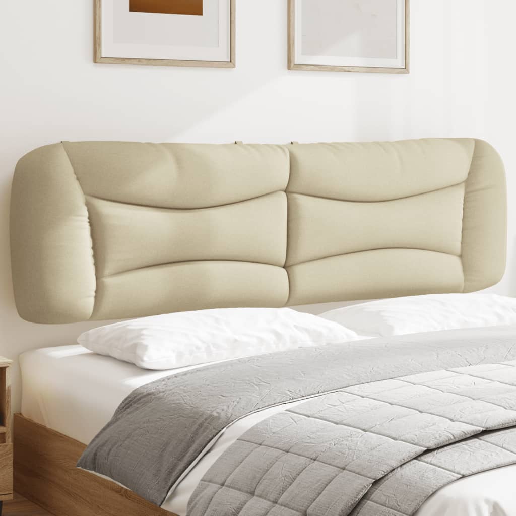 Cabecero de cama acolchado Hanko tela azul 100 cm