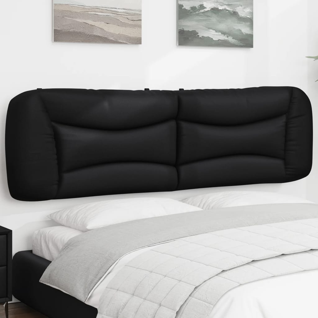 Cabecero de cama acolchado Hanko tela azul 100 cm