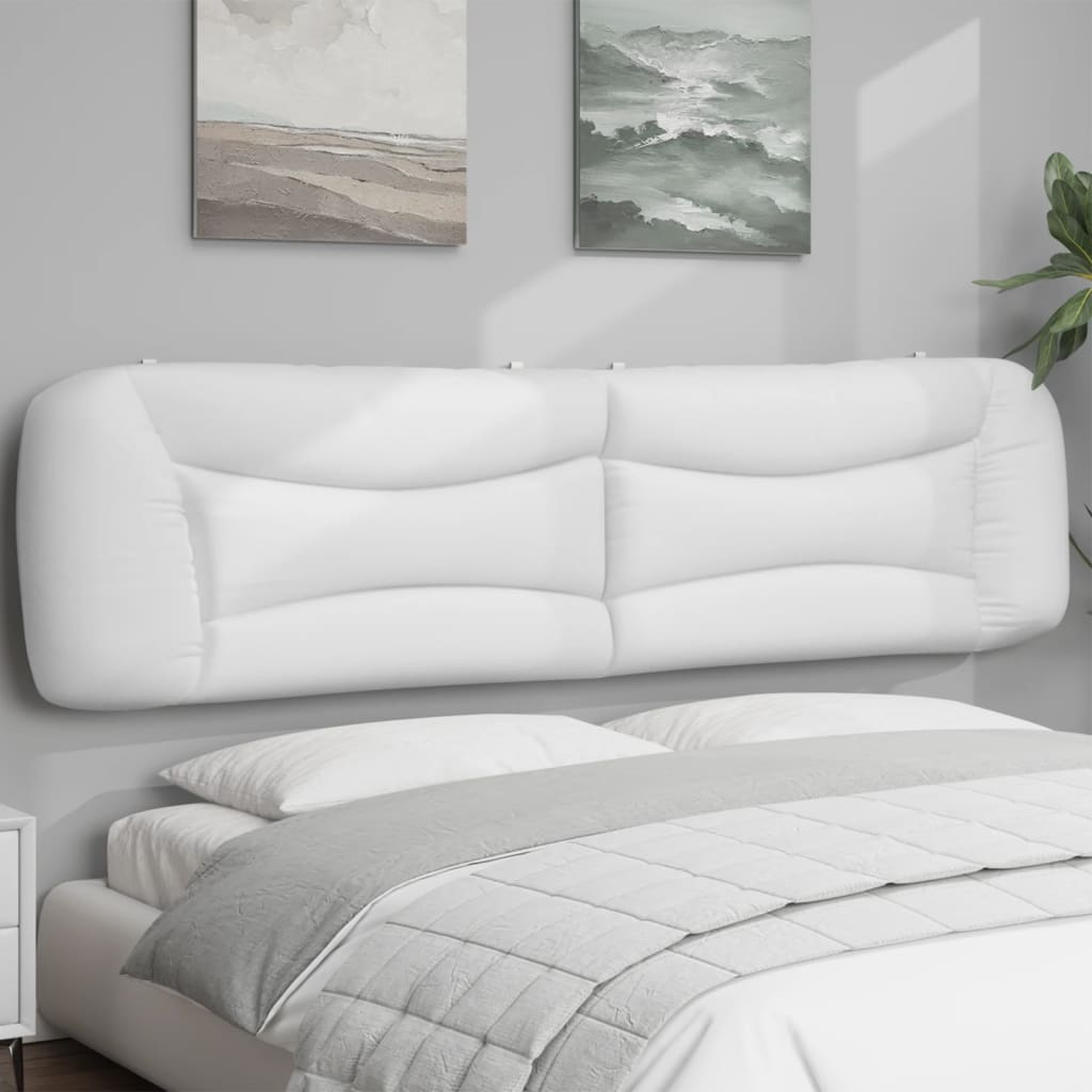 Cabecero de cama acolchado Hanko tela azul 100 cm