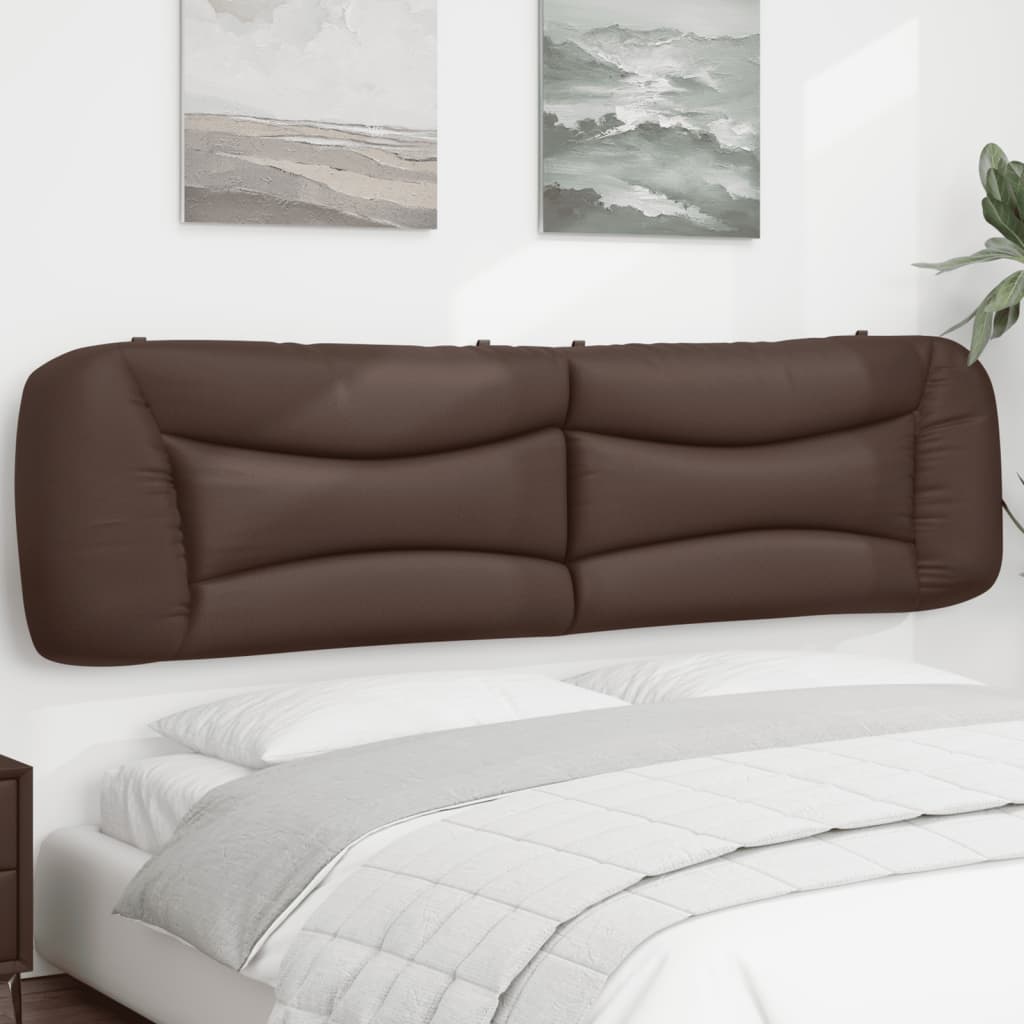 Cabecero de cama acolchado Hanko tela azul 100 cm