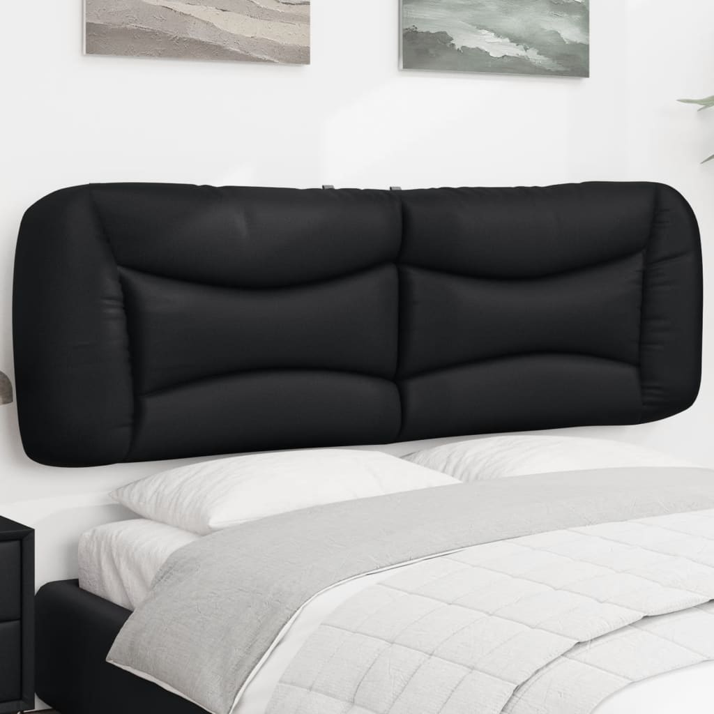 Cabecero de cama acolchado Hanko tela azul 100 cm