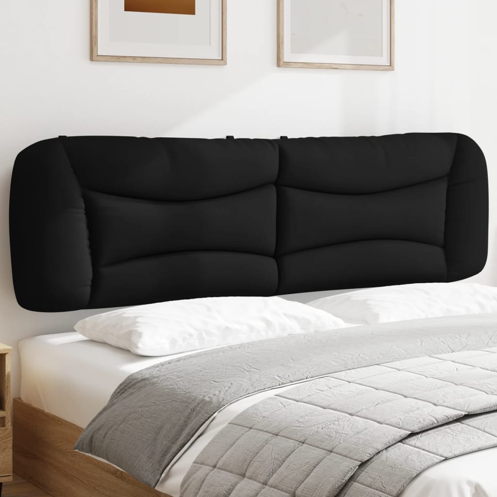 Cabecero de cama acolchado Hanko tela azul 100 cm