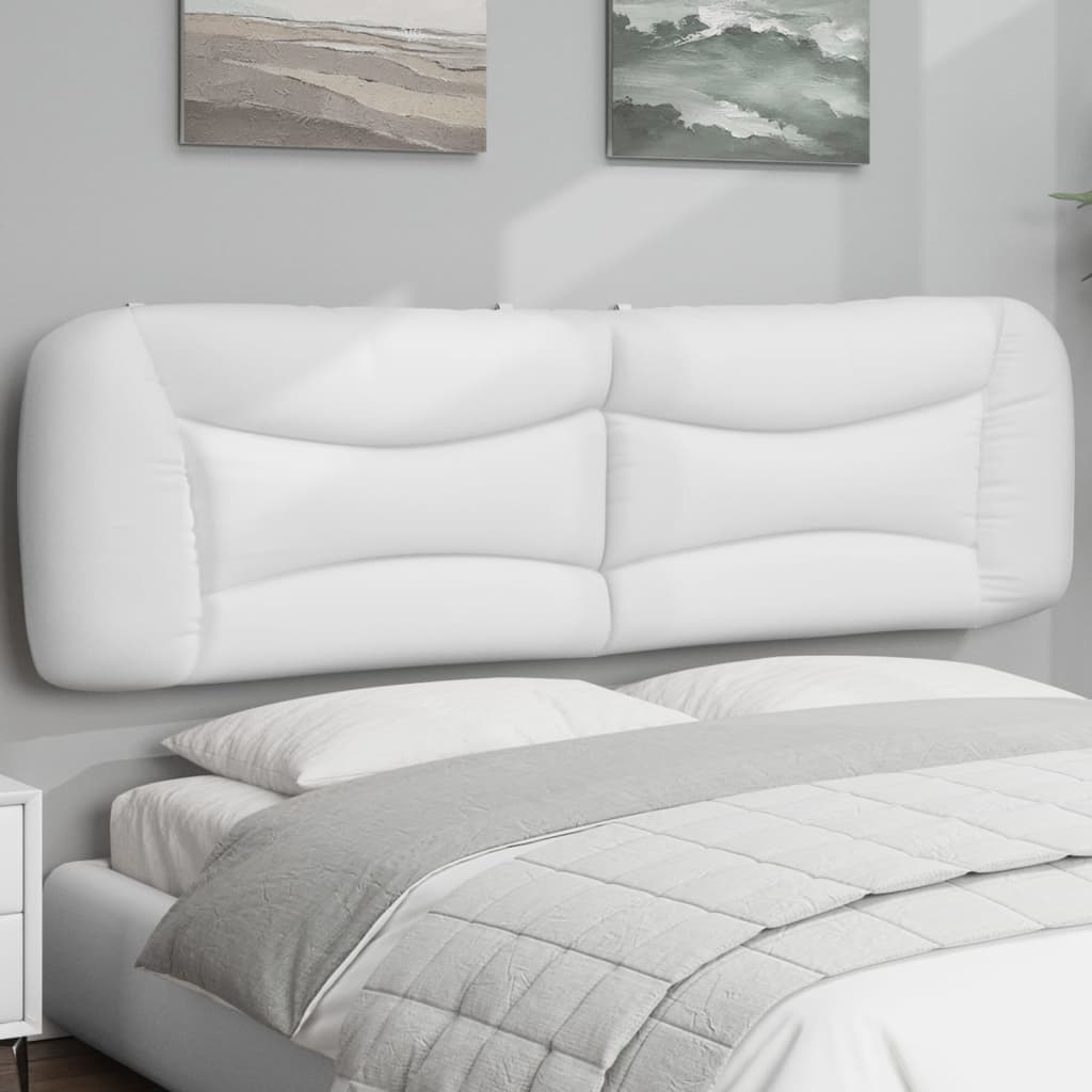 Cabecero de cama acolchado Hanko tela azul 100 cm