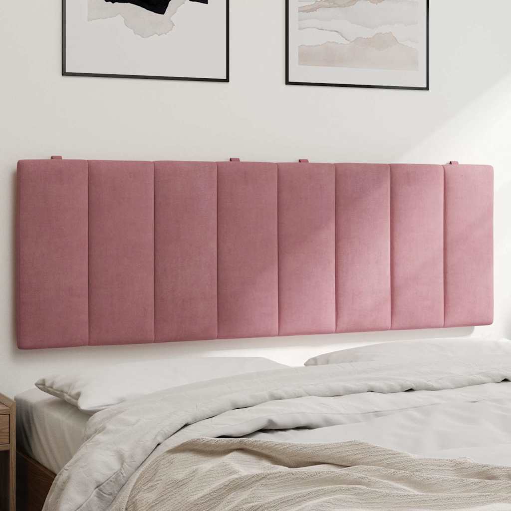 Cabecero de cama acolchado Hanko tela azul 100 cm