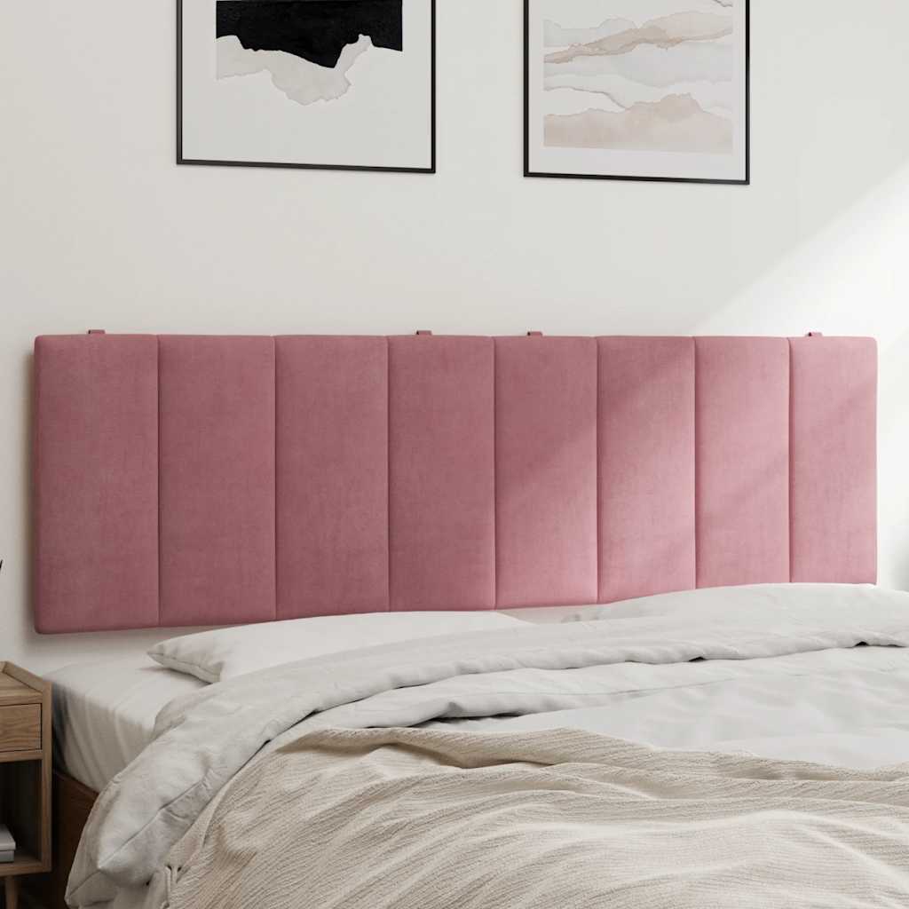 Cabecero de cama acolchado Hanko tela azul 100 cm
