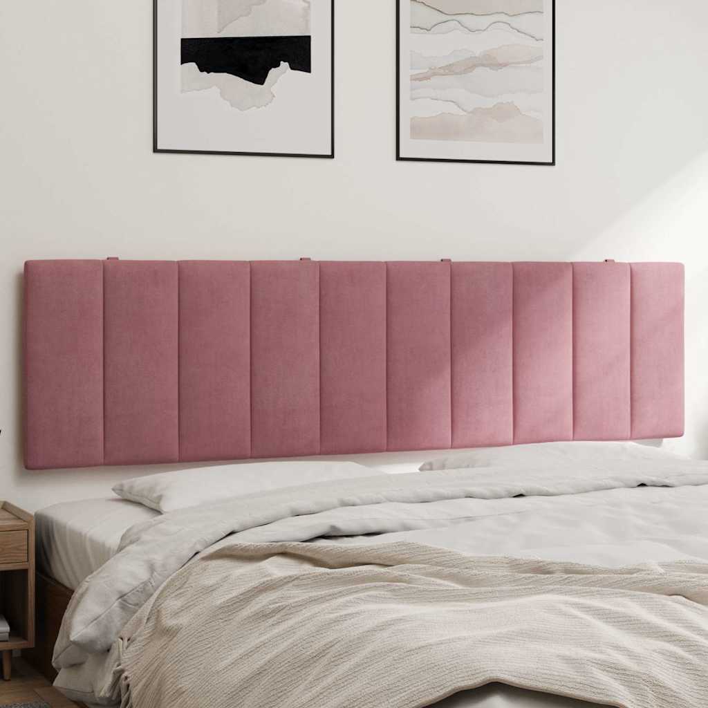Cabecero de cama acolchado Hanko tela azul 100 cm