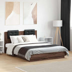 Cama con cabecero madera de ingeniería blanca 90x190 cm