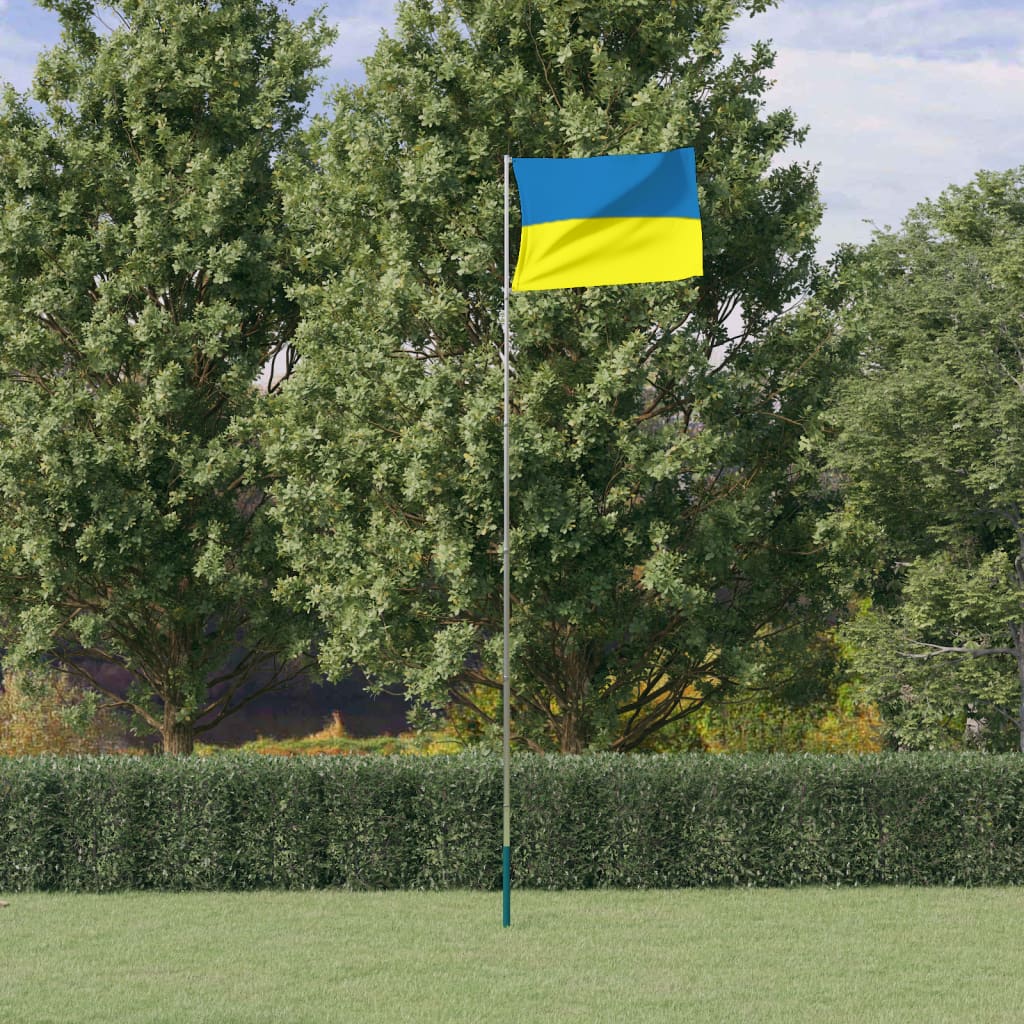 Mástil y bandera de Alemania aluminio 5,5 m