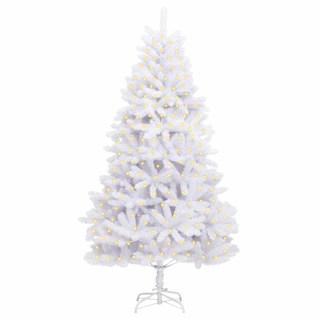 Árbol de Navidad artificial con 300 LED 180 cm PVC y Metal