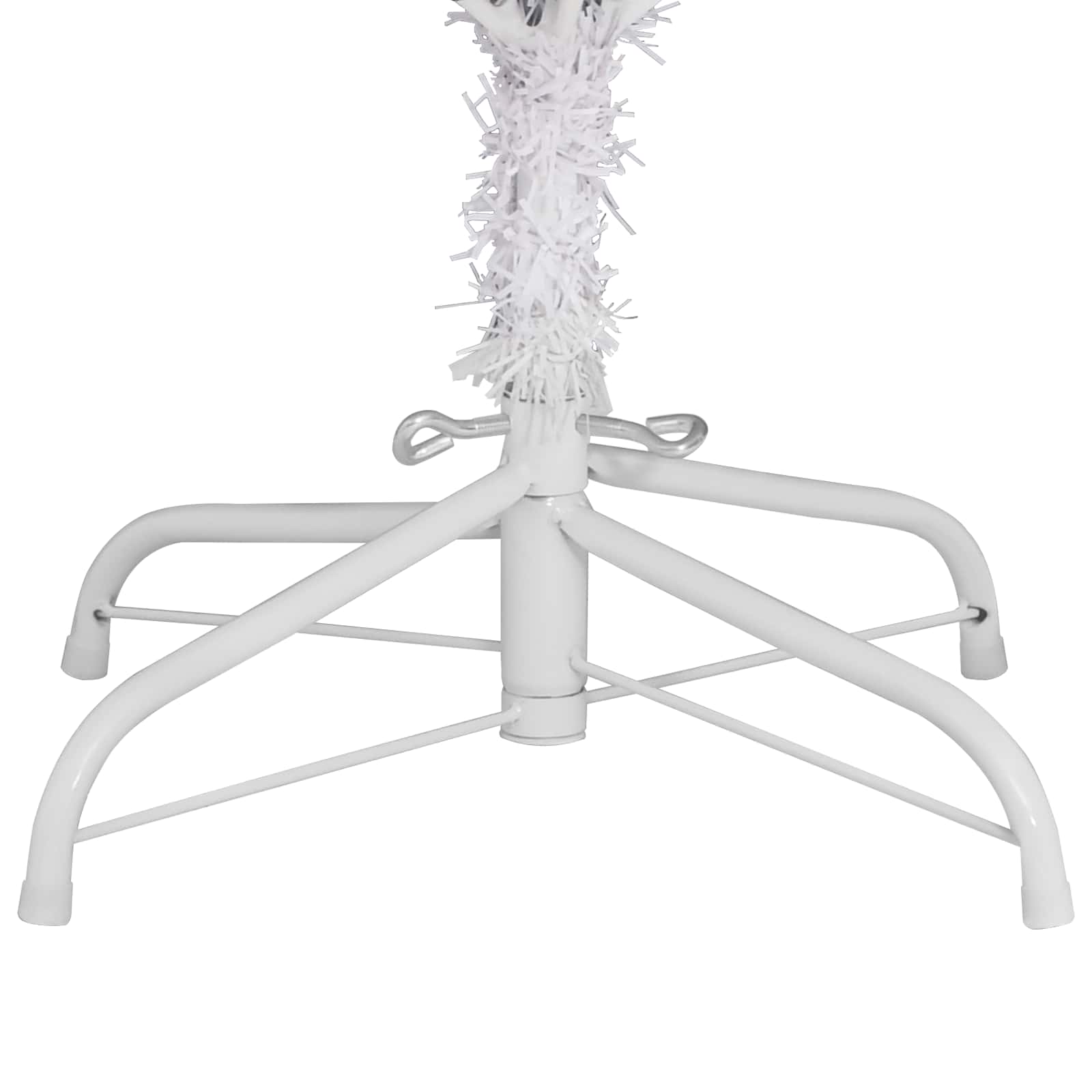 Árbol de Navidad artificial con 300 LED 240 cm PVC y Metal