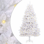 Árbol de Navidad artificial con 300 LED 240 cm PVC y Metal