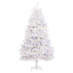Árbol de Navidad artificial con 300 LED 240 cm PVC y Metal