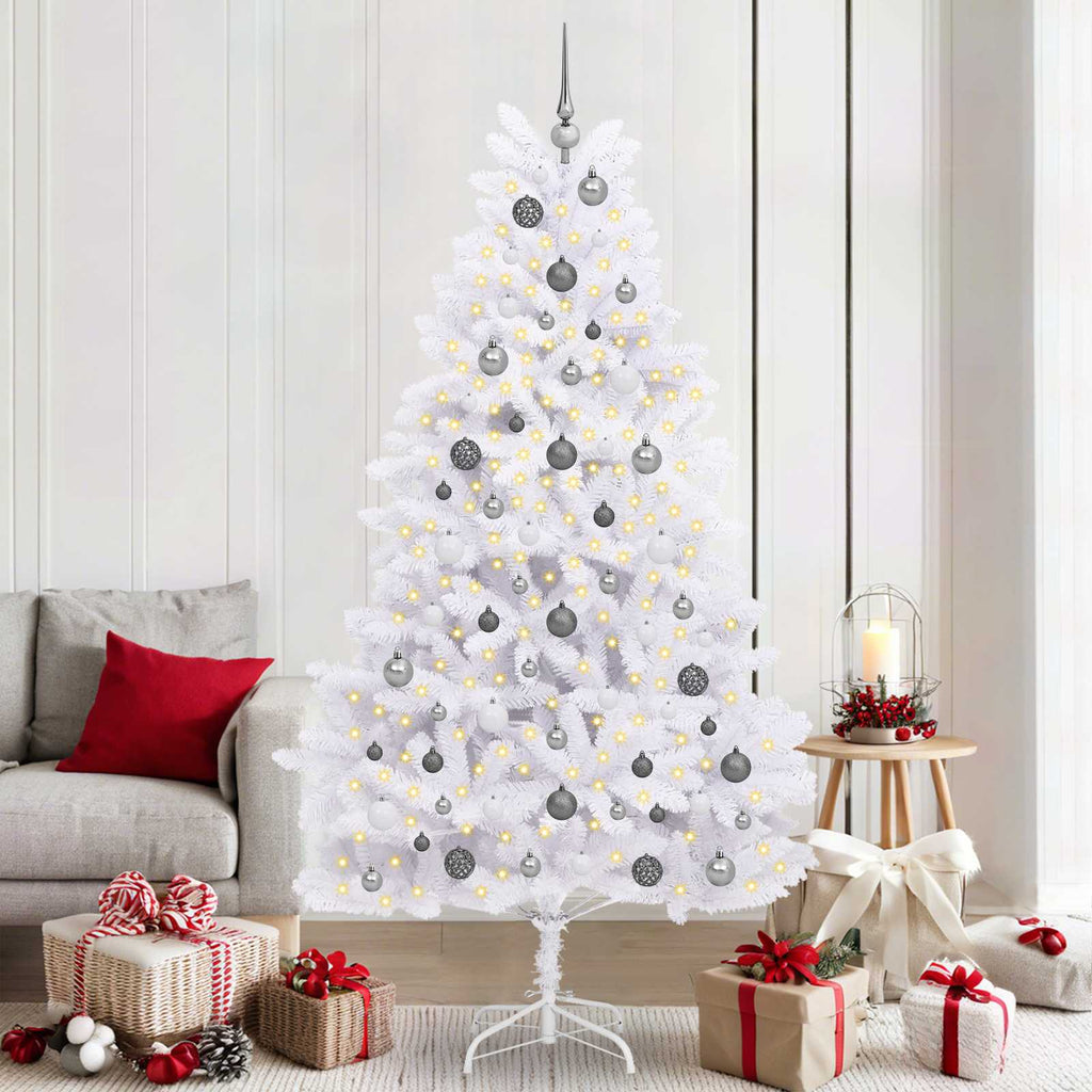 Árbol de Navidad artificial 106 x 106 x 210 cm PVC y Metal