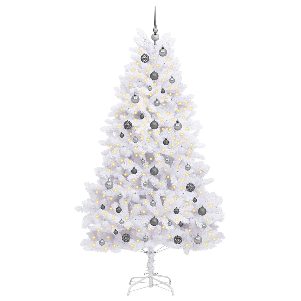 Árbol de Navidad artificial 106 x 106 x 210 cm PVC y Metal