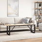 O-Frame Coffee Table Legs Steel 140x30x43 cm