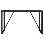Patas de mesa de comedor estructura O acero 120x60x73 cm