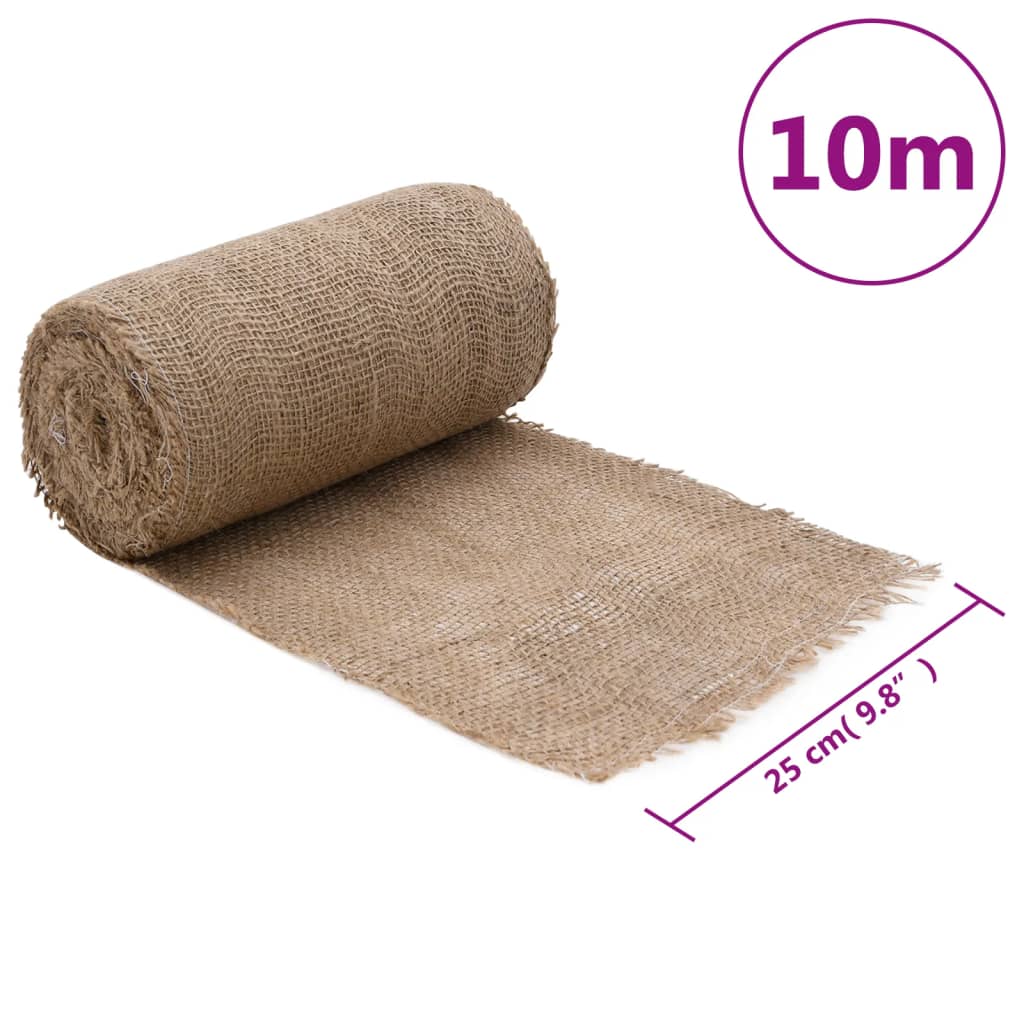 Rollo de yute 0,25x10 m 100% yute 200 gsm