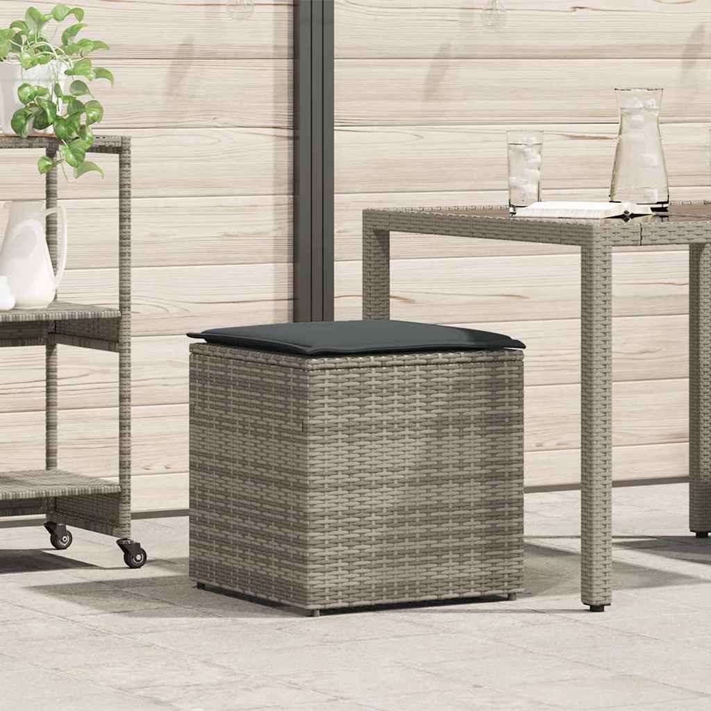 Caixa de Almofadas Cinzenta 50 x 50 x 50 cm Poliratão