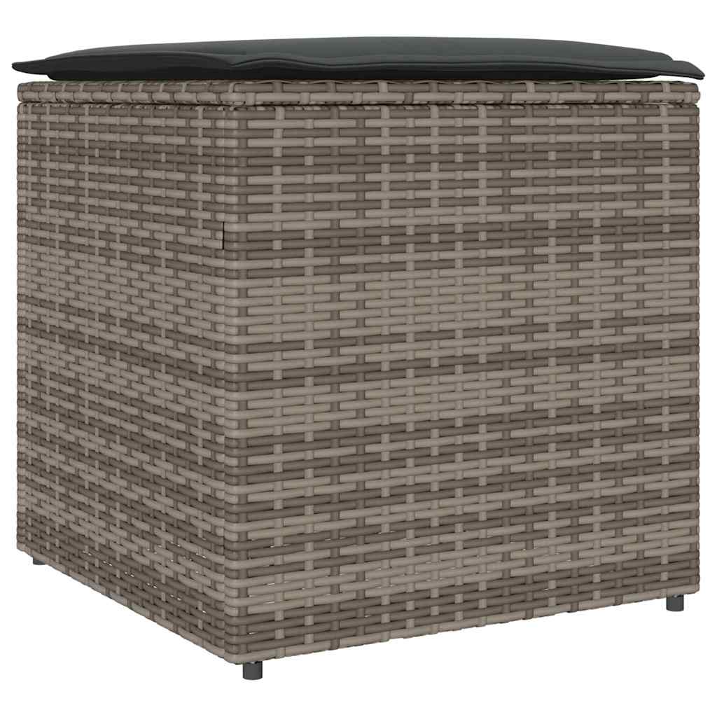 Caixa de Almofadas Cinzenta 50 x 50 x 50 cm Poliratão