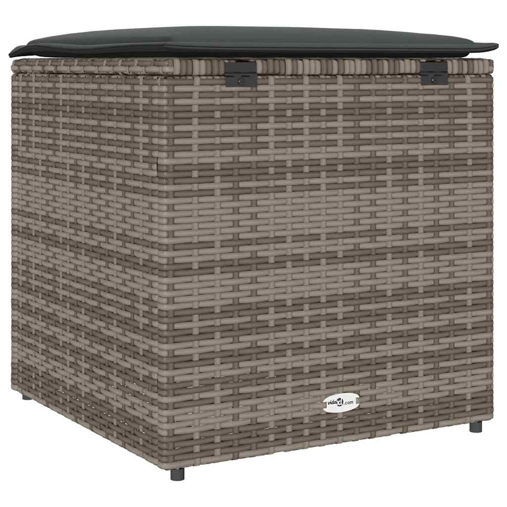 Caixa de Almofadas Cinzenta 50 x 50 x 50 cm Poliratão