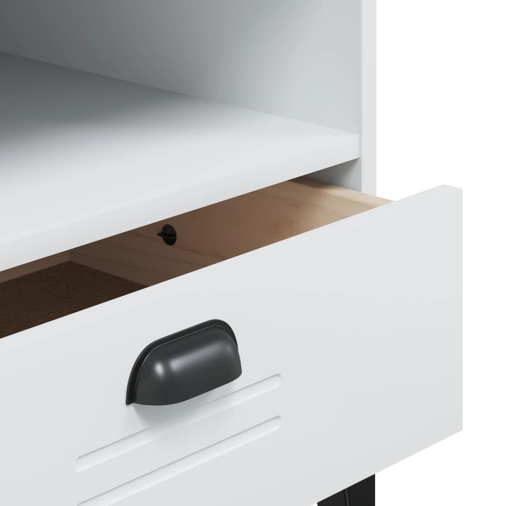 Mueble para TV VIKEN madera de ingeniería blanco