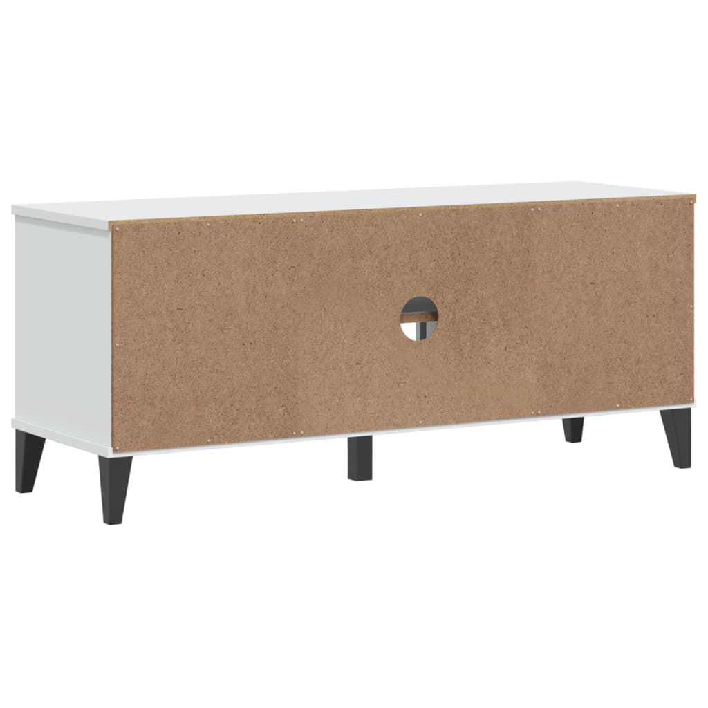 Zapatero VIKEN madera de ingeniería blanco 106x35x45 cm