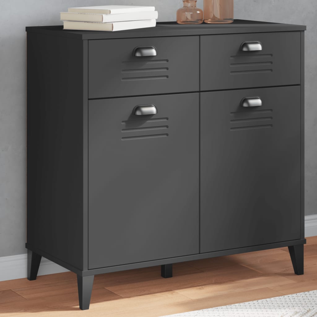 VIKEN sideboard engineered wood white 80x40x80 cm