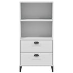 Librería VIKEN madera de ingeniería blanco 60x35x123 cm