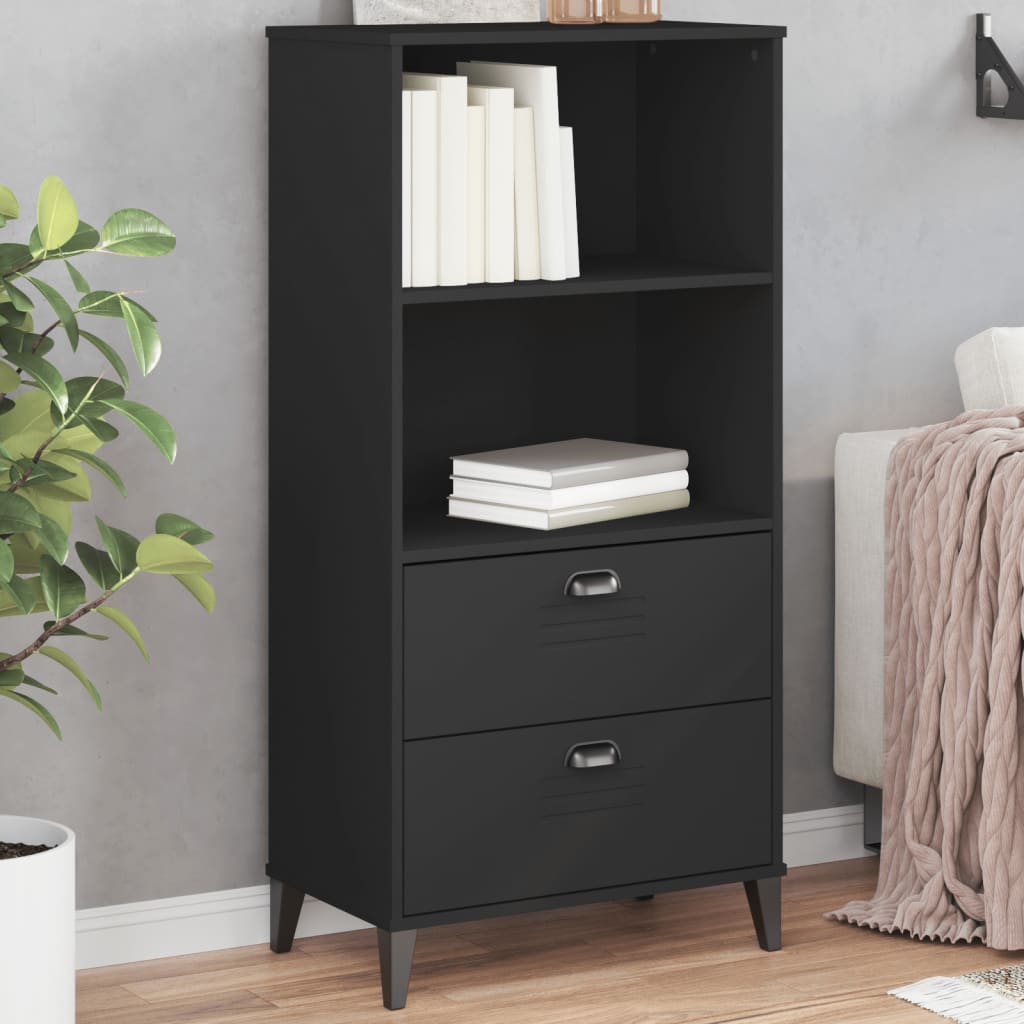 Librería VIKEN madera de ingeniería blanco 60x35x123 cm