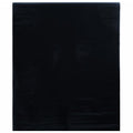 Lámina de ventana esmerilada estática PVC negro 45x500 cm