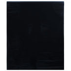 Lámina de ventana esmerilada estática PVC negro 45x500 cm