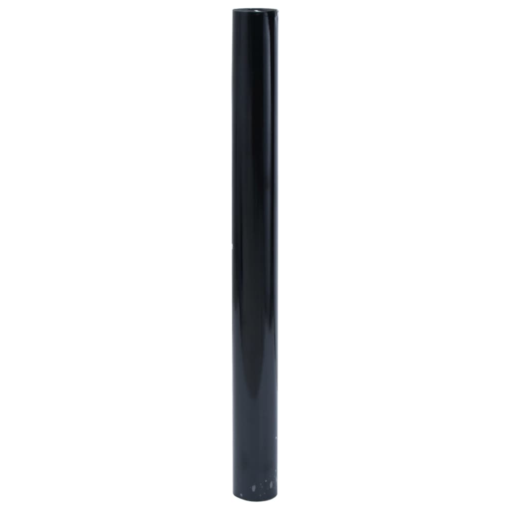 Lámina de ventana esmerilada estática PVC negro 45x500 cm