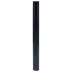 Lámina de ventana esmerilada estática PVC negro 45x500 cm