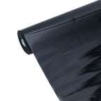 Lámina de ventana esmerilada estática PVC negro 45x500 cm