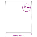 Película solar estática efecto reflectante plateado 45x2000 cm