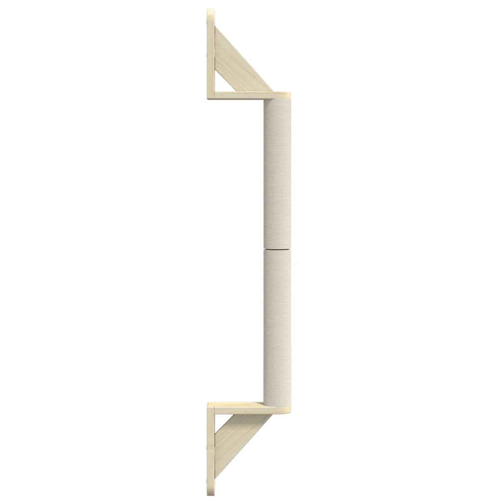 Poste rascador de pared para gatos sisal 109 cm