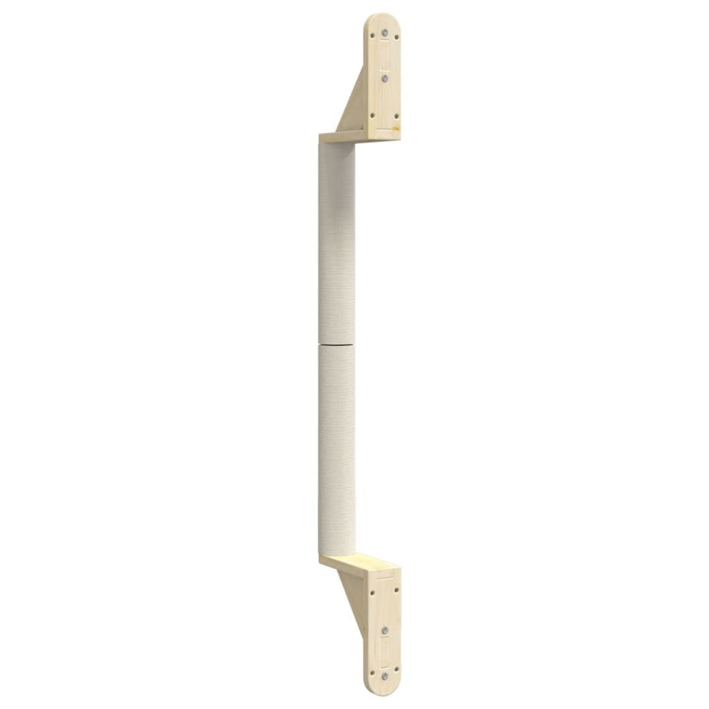 Poste rascador de pared para gatos sisal 109 cm