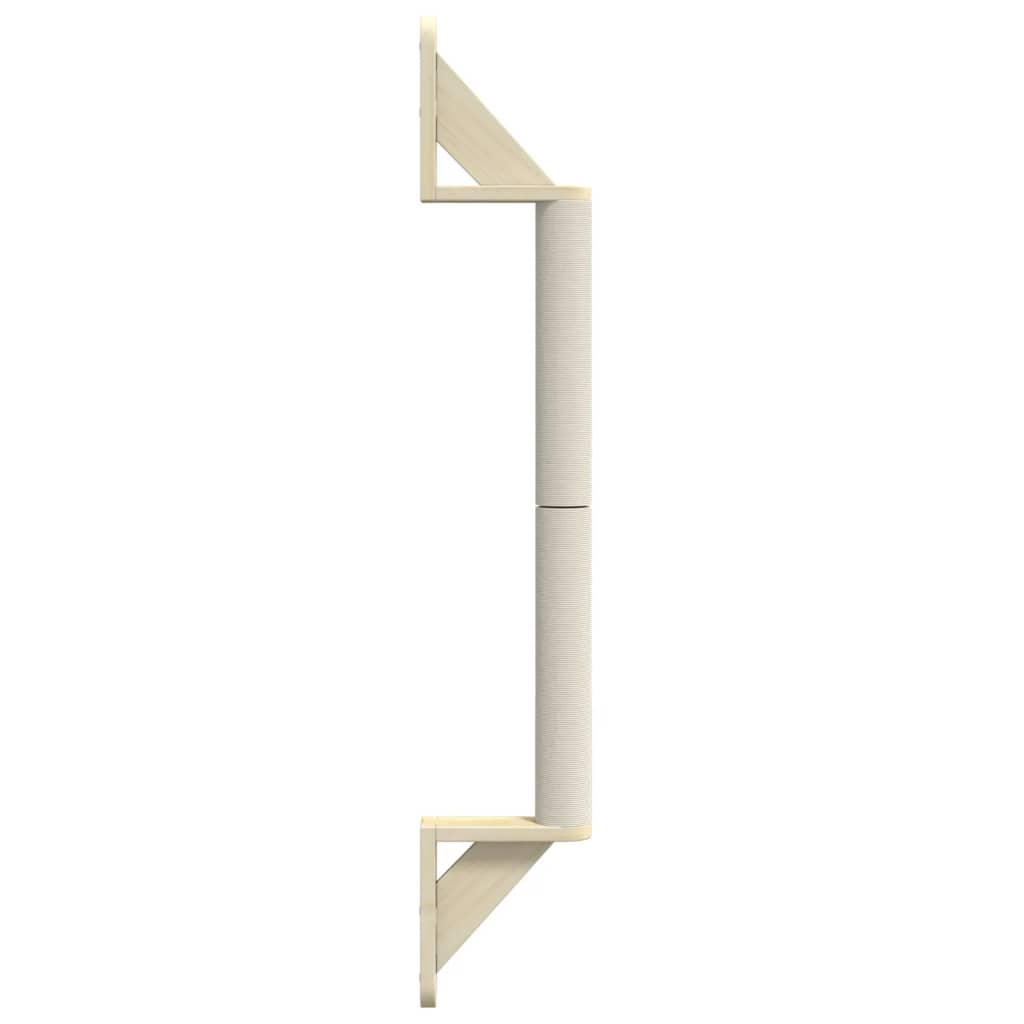 Poste rascador de pared para gatos sisal 109 cm