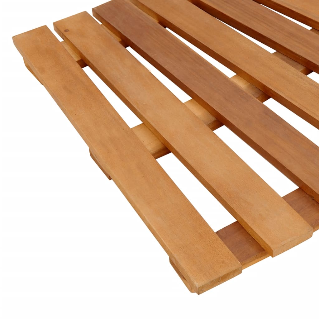 Peldaños para bañera de hidromasaje 2 uds madera maciza acacia