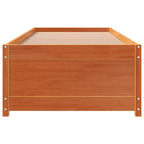 Diván sin colchón marrón cera 75x190 cm madera maciza de pino