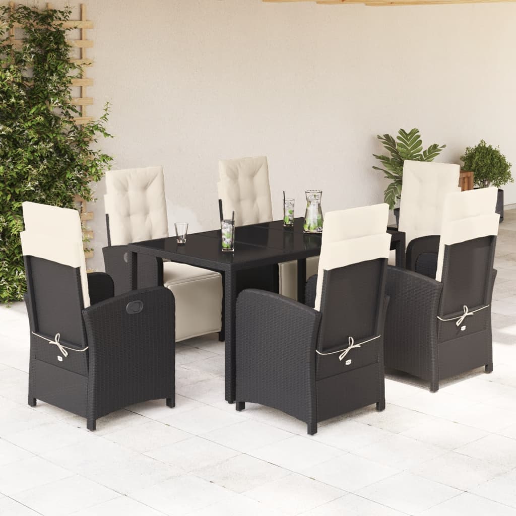 Juego de bistro de 3 piezas polipropileno y madera maciza beige