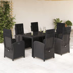 Juego de bistro de 3 piezas polipropileno y madera maciza beige