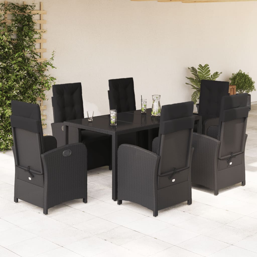 Juego de bistro de 3 piezas polipropileno y madera maciza beige