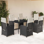 Juego de bistro de 3 piezas polipropileno y madera maciza beige